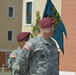 Change of command ceremony Headquarters and Headquarters Company, 173rd Brigade Special Troops Battalion, 173rd Airborne Brigade