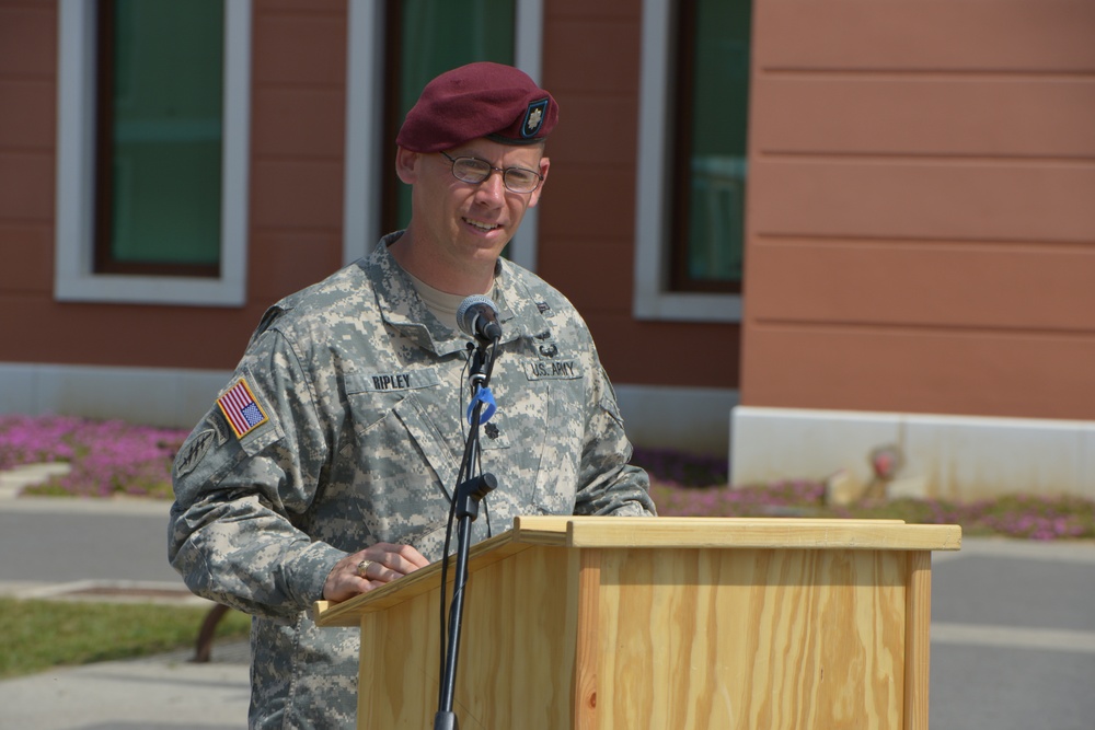 Change of command ceremony Headquarters and Headquarters Company, 173rd Brigade Special Troops Battalion, 173rd Airborne Brigade