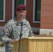 Change of command ceremony Headquarters and Headquarters Company, 173rd Brigade Special Troops Battalion, 173rd Airborne Brigade