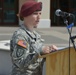 Change of command ceremony Headquarters and Headquarters Company, 173rd Brigade Special Troops Battalion, 173rd Airborne Brigade