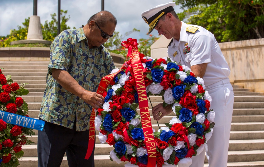 III MEF Band plays for WWII veterans on historic battleground