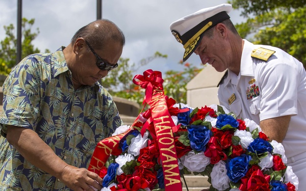 III MEF Band plays for WWII veterans on historic battleground