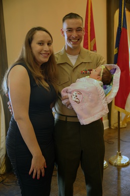 CNATT instructor, family honored for local community service