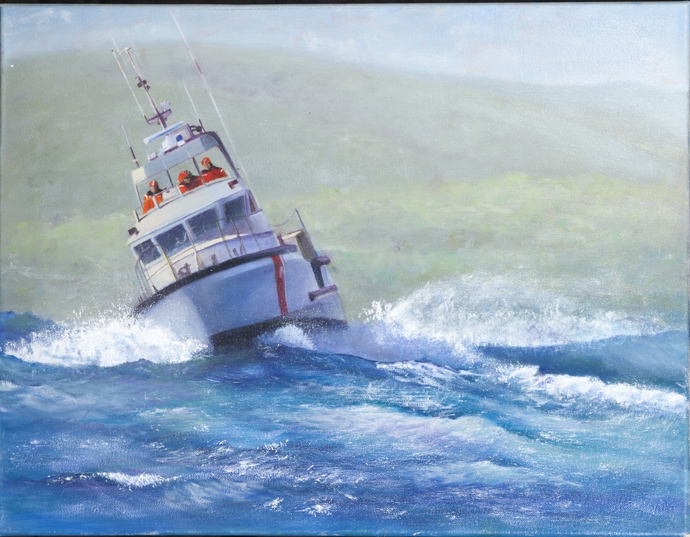 U.S. Coast Guard Art Program 2014 Collection, &quot;'Rollin', Rollin‚Rollin''&quot;