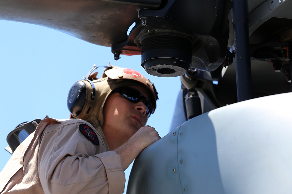 USS San Diego ready for flight operations