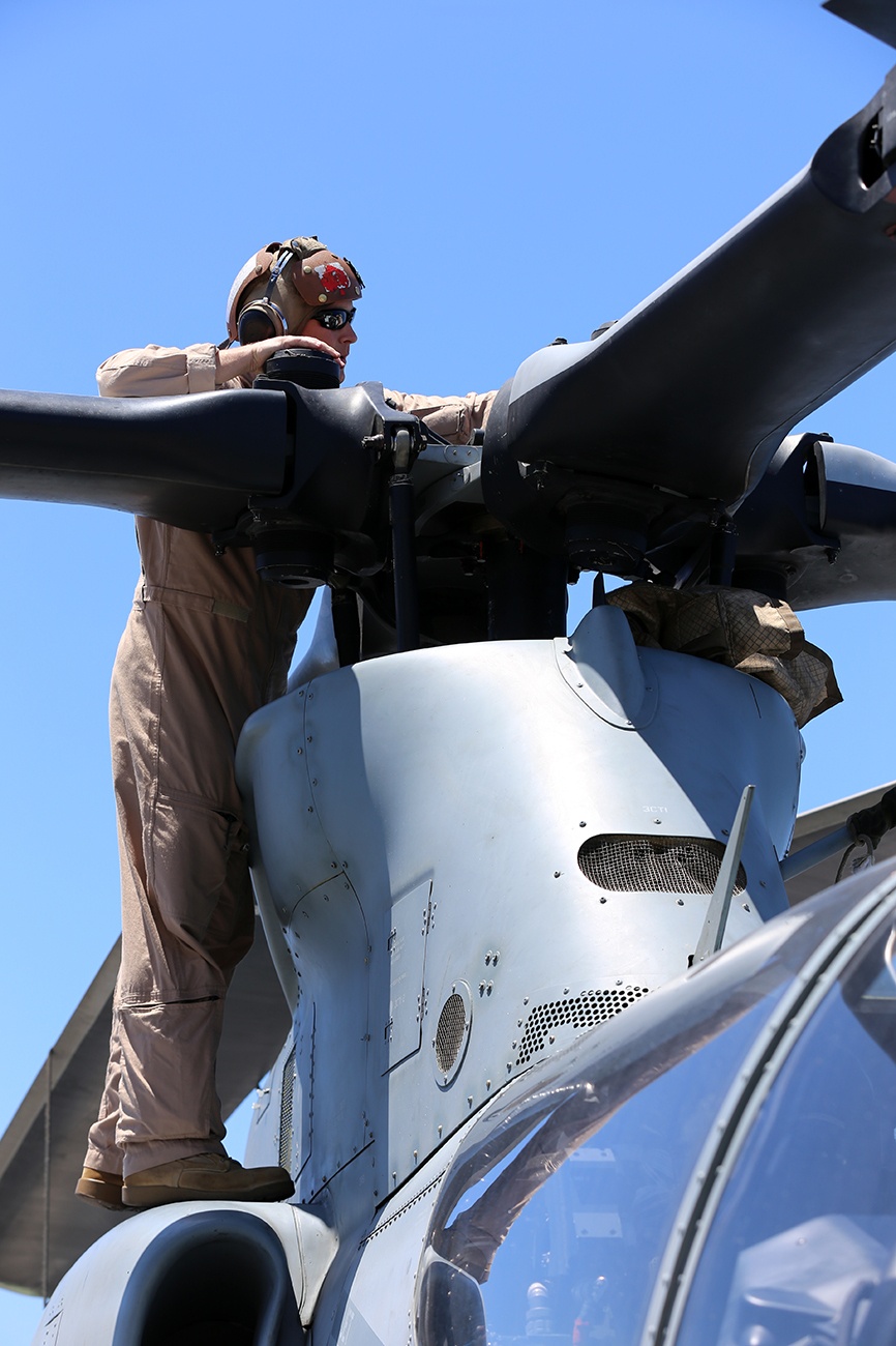 USS San Diego ready for flight operations