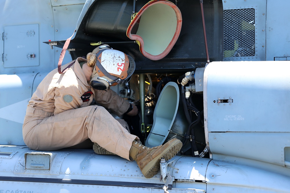 USS San Diego ready for flight operations