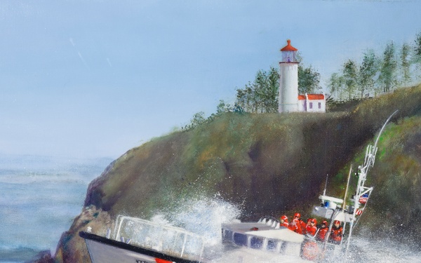 US Coast Guard Art Program 2014 Collection, "Final Exam"