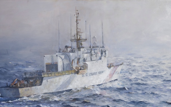 US Coast Guard Art Program 2014 Collection, "Above the Seneca"
