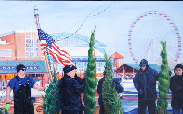 US Coast Guard Art Program 2014 Collection, "Christmas Ship"