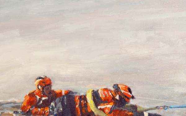US Coast Guard Art Program 2014 Collection, "Icy Resolve"