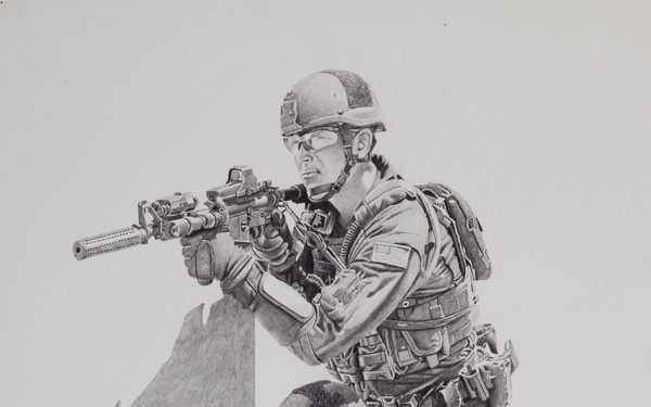 US Coast Guard Art Program 2014 Collection, "Squeeze"