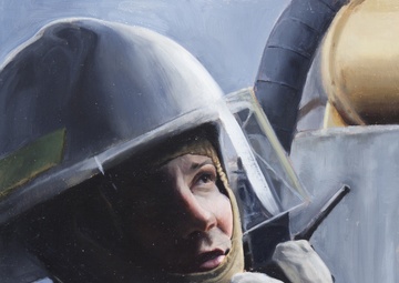 US Coast Guard Art Program 2014 Collection: 'Emergency Drill Aboard the Juniper'