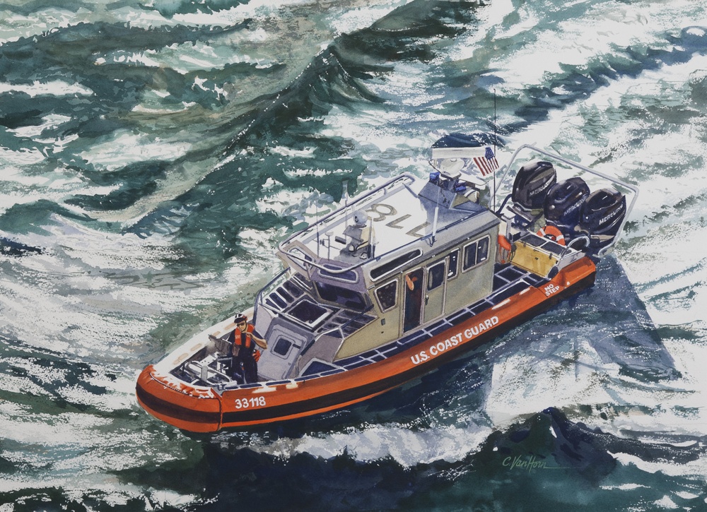 US Coast Guard Art Program 2014 Collection: 'Forever Vigilant'