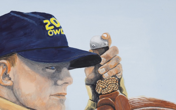 US Coast Guard Art Program 2014 Collection: 'At the Helm of the Eagle'
