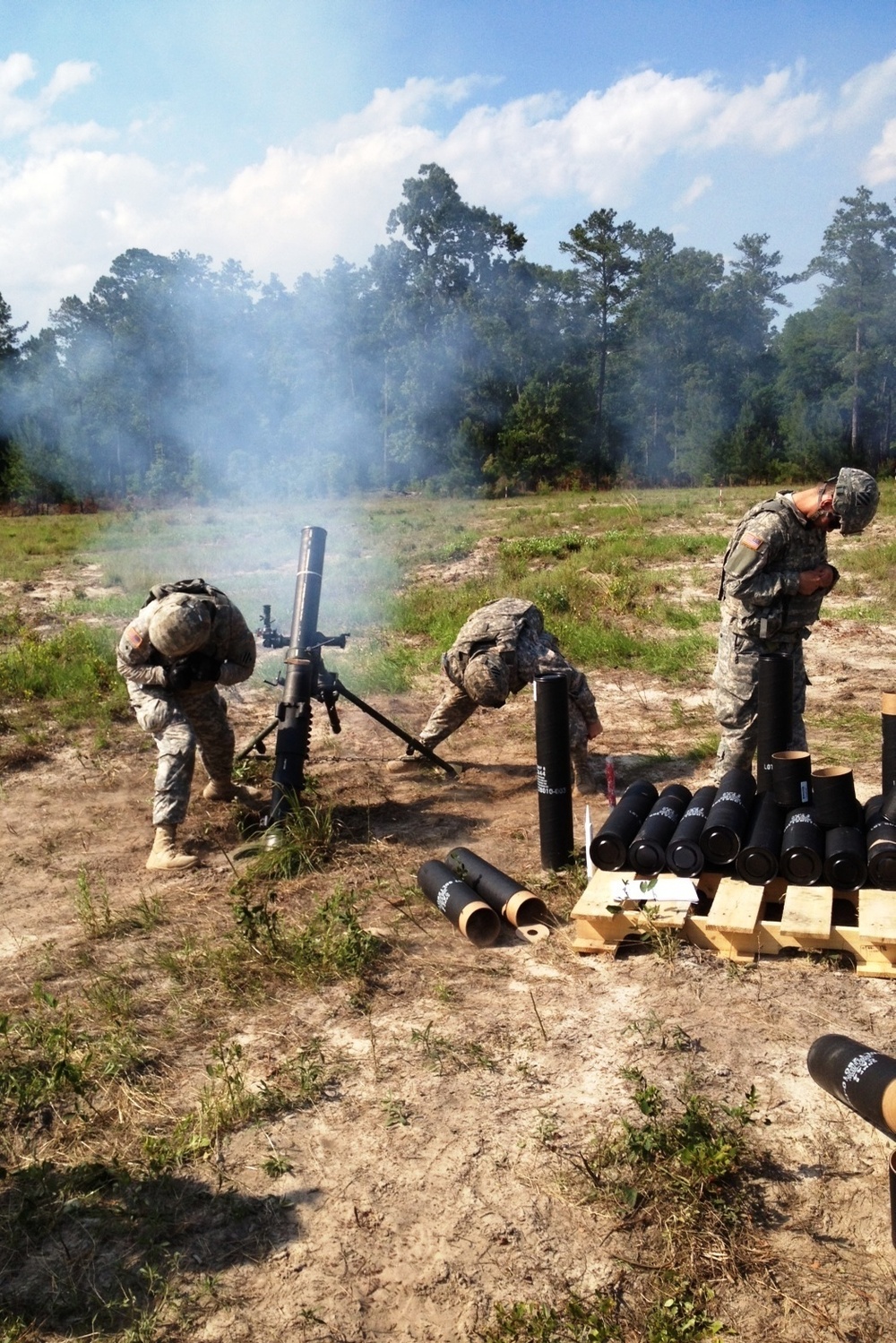 Mustangs certify on 120 mm mortar system to support reconnaissance operations