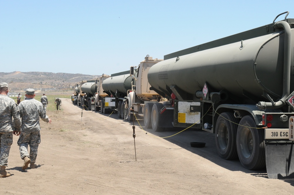 QLLEX 2014: Fuel truck convoy