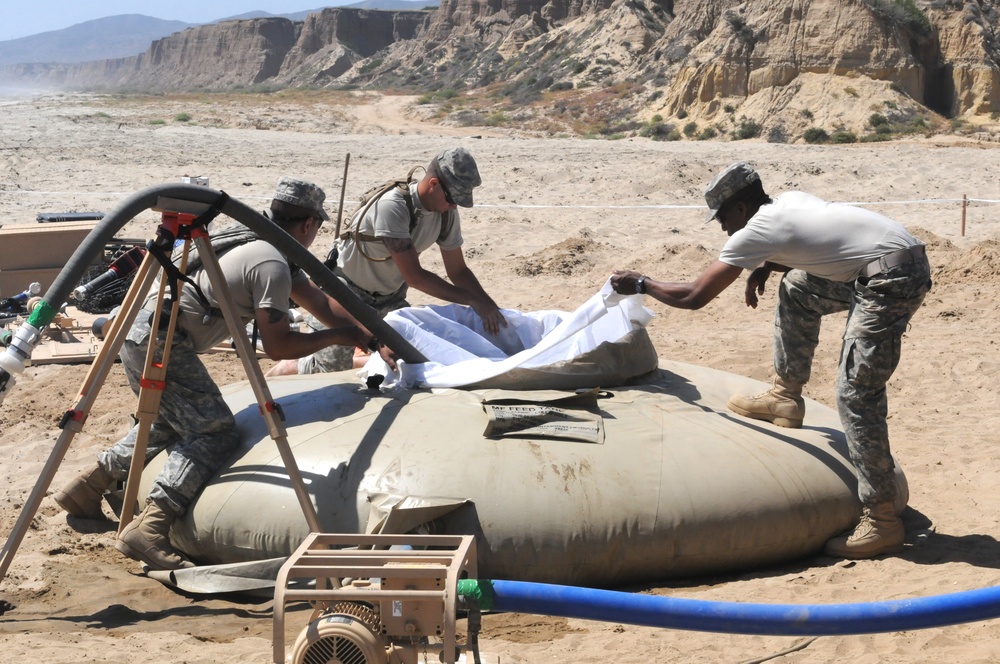 QLLEX 2014: water purification at Gold Beach