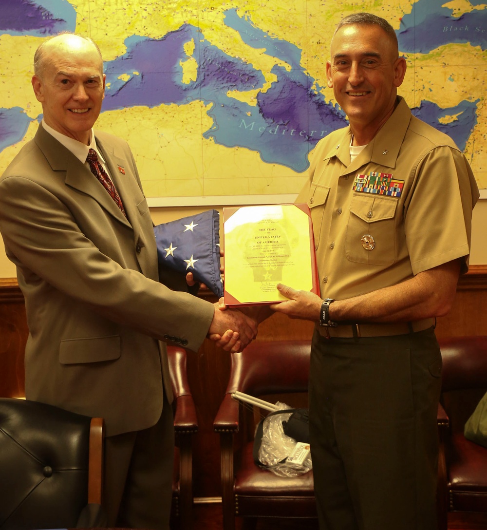 2nd Marine Division flag returned after 40 years
