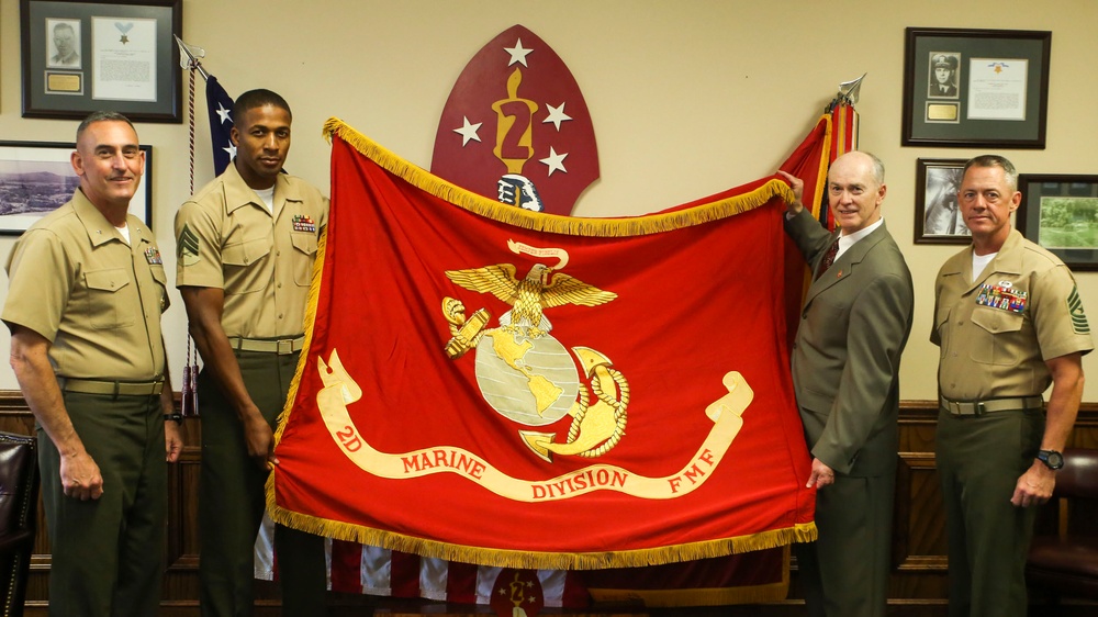 2nd Marine Division flag returned after 40 years