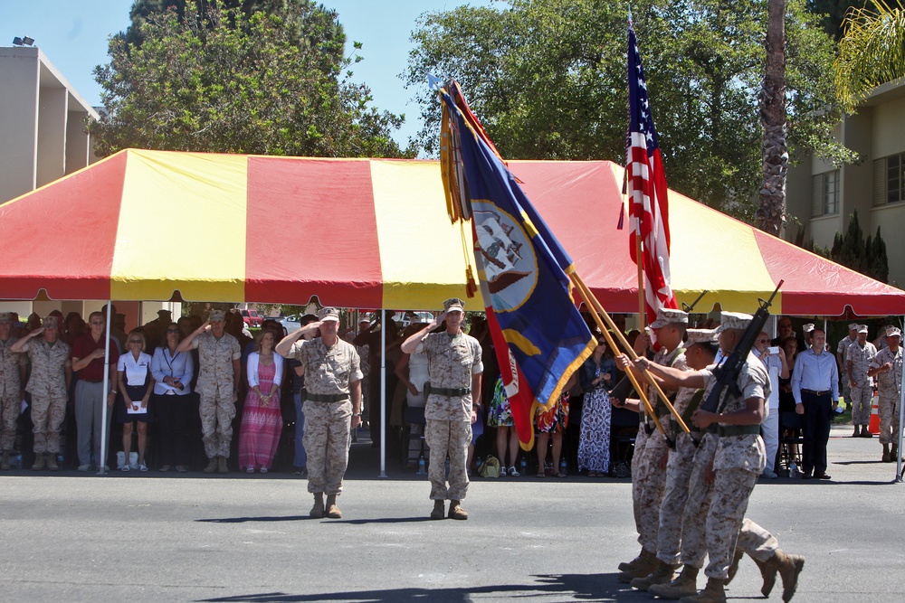 1st Med. Bn. hosts change of command ceremony