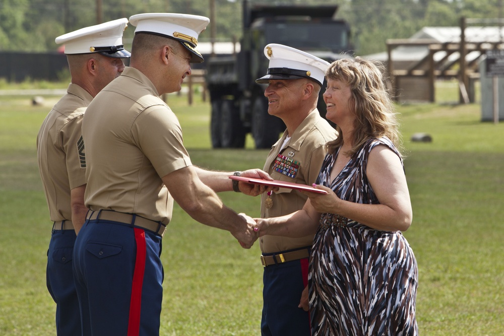 Retirment Ceremony, Master Gunnery Sgt. John Schobel III