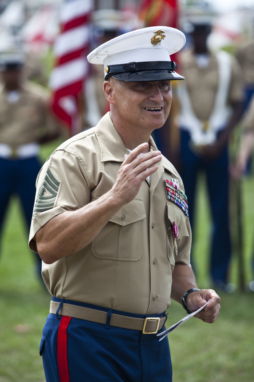 Retirement Ceremony, Master Gunnery Sgt. John Schobel III