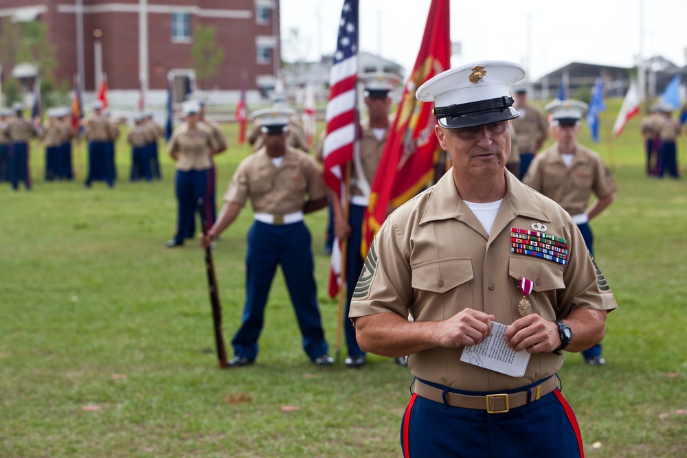 Retirement Ceremony, Master Gunnery Sgt. John Schobel III