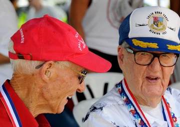 Proudly saluting after 70 years