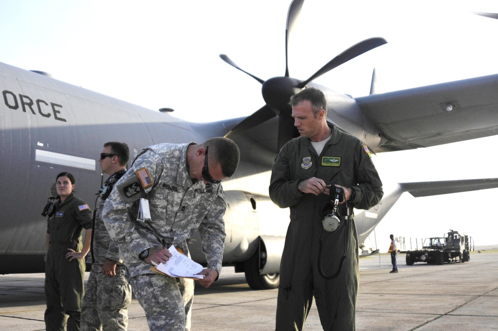 Air operations: keeping troops and equipment moving