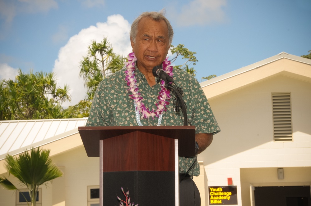 Hawaii National Guard Youth Challenge Academy blessing and ribbon cutting
