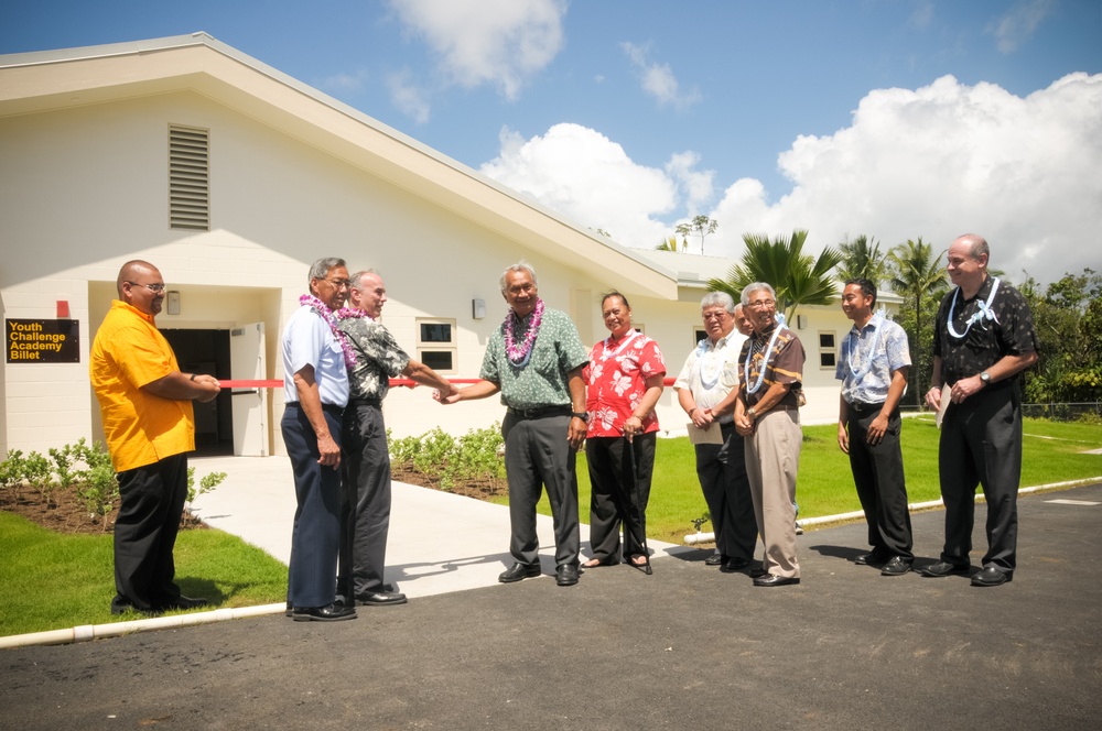 Hawaii National Guard Youth Challenge Academy blessing and ribbon cutting