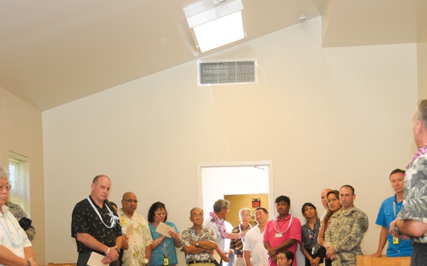 Hawaii National Guard Youth Challenge Academy blessing and ribbon cutting