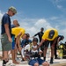 US Navy divers and Belizean Coast Guard divers work together during Southern Partnership Station '14