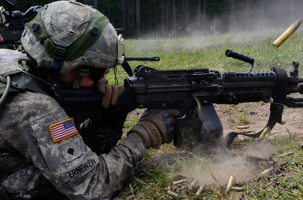 Virginia Guard infantrymen conduct live-fire exercise during XCTC