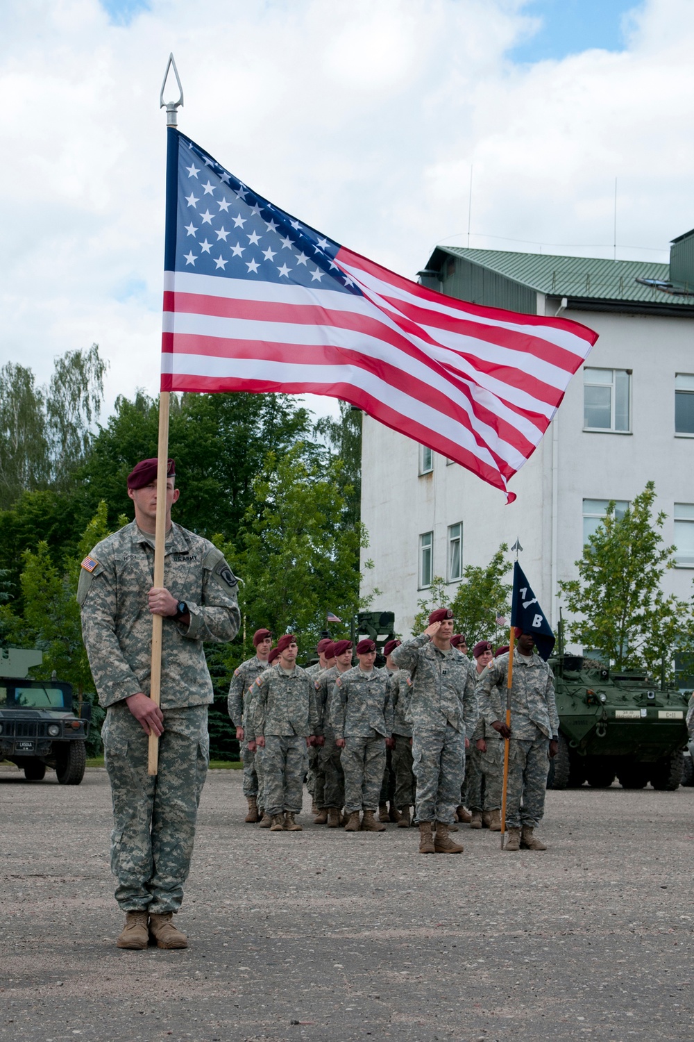 173rd Airborne participates in Saber Strike 2014 closing ceremony
