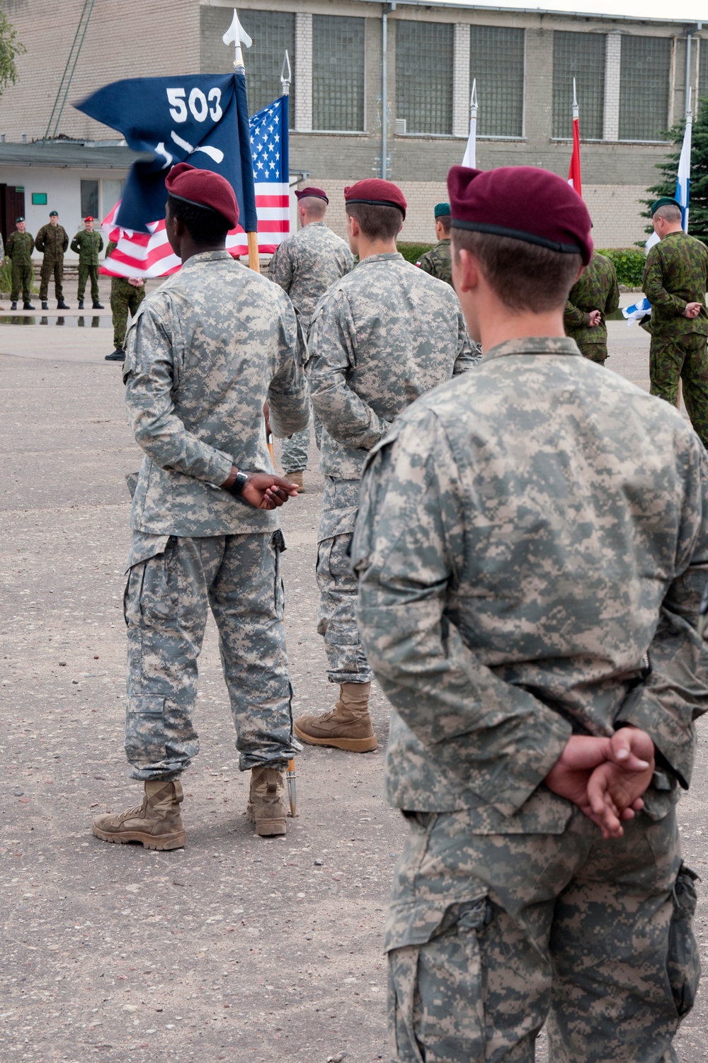 173rd Airborne participates in Saber Strike 2014 closing ceremony