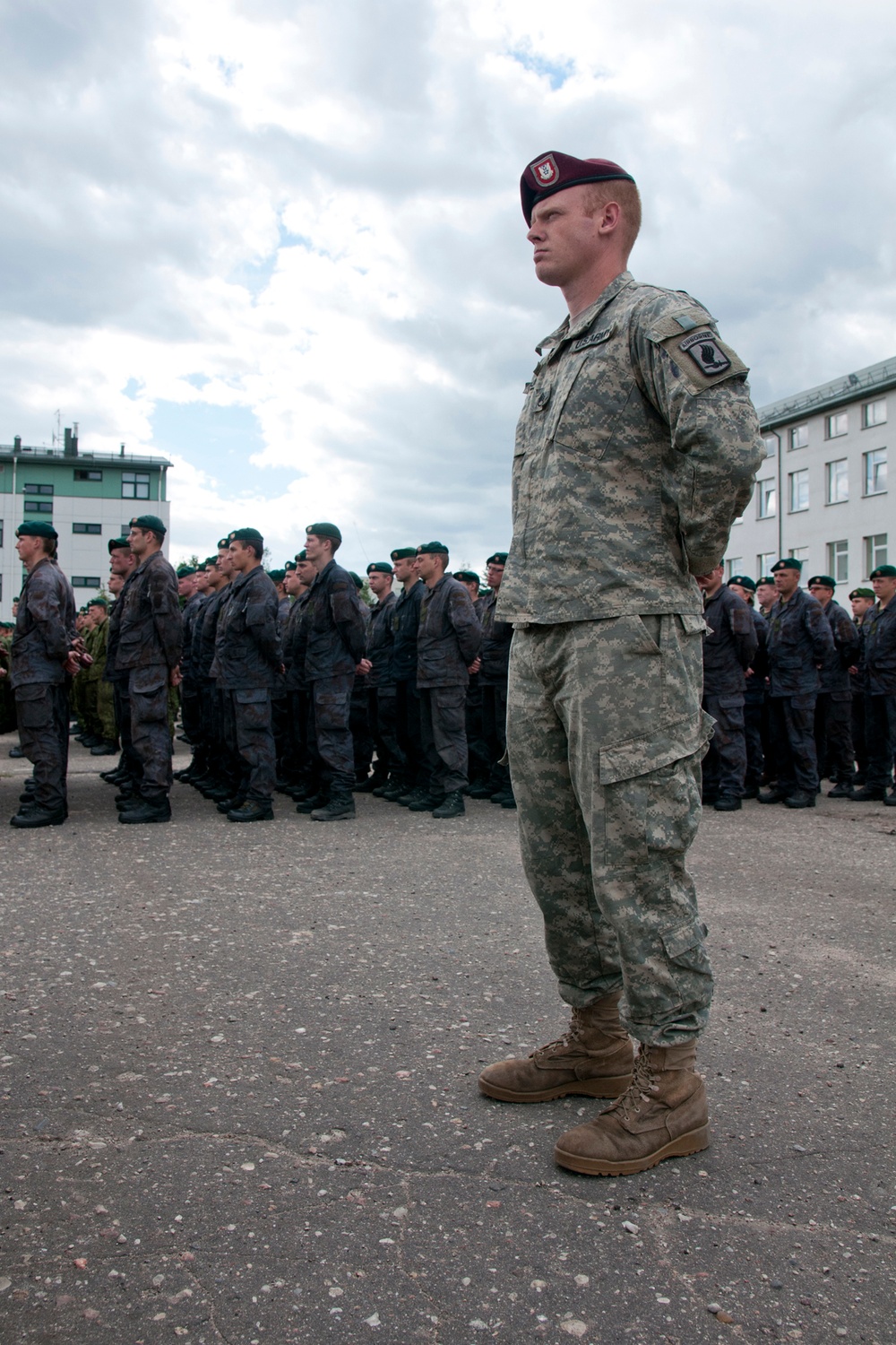 173rd Airborne participates in Saber Strike 2014 closing ceremony