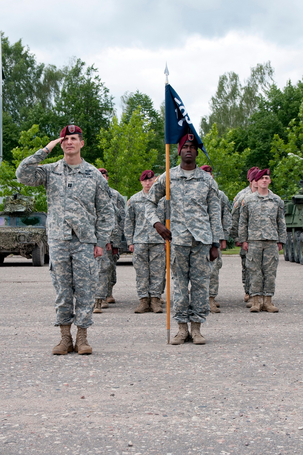 173rd Airborne participates in Saber Strike 2014 closing ceremony