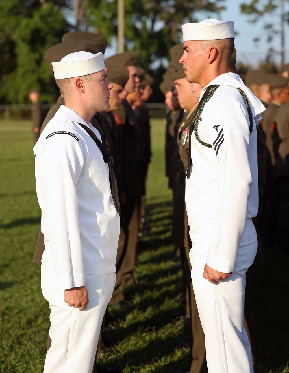 BLT 3/6, 24th MEU, French Fourragere ceremony