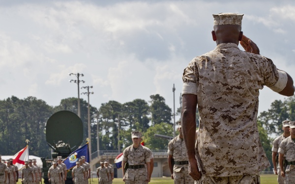 8th Com Battalion Change of Command Ceremony