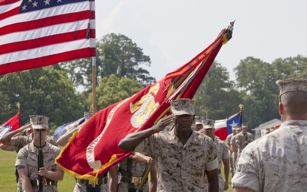 8th Com Battalion Change of Command Ceremony