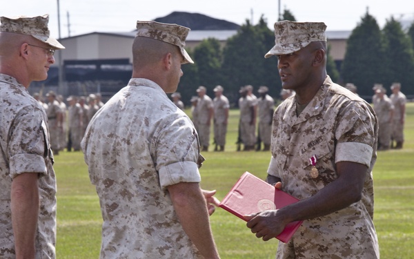 8th Com Battalion Change of Command Ceremony