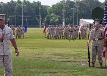 8th Com Battalion Change of Command Ceremony
