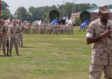 8th Com Battalion Change of Command Ceremony