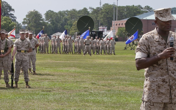 8th Com Battalion Change of Command Ceremony