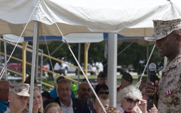 8th Com Battalion Change of Command Ceremony