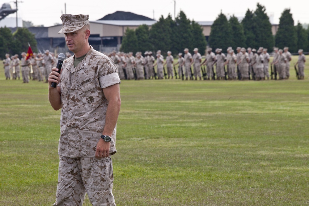 8th Com Battalion Change of Command Ceremony