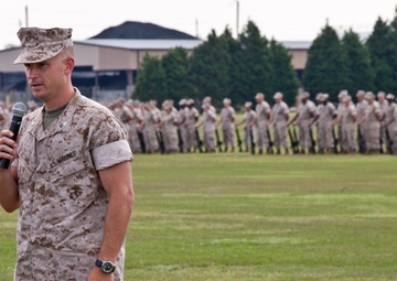 8th Com Battalion Change of Command Ceremony