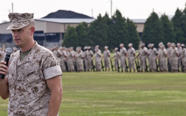8th Com Battalion Change of Command Ceremony
